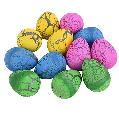 Huevos de Pascua, 12 piezas de huevo de dinosaurio, incubación de agua en crecimiento, juguetes de huevos de Pascua para niños, decoración de Pascua (Edición : B)