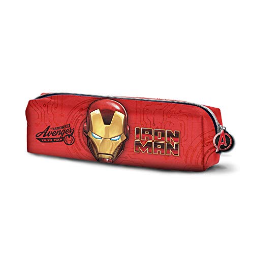 Iron Man Armour-Estuche Portatodo Cuadrado