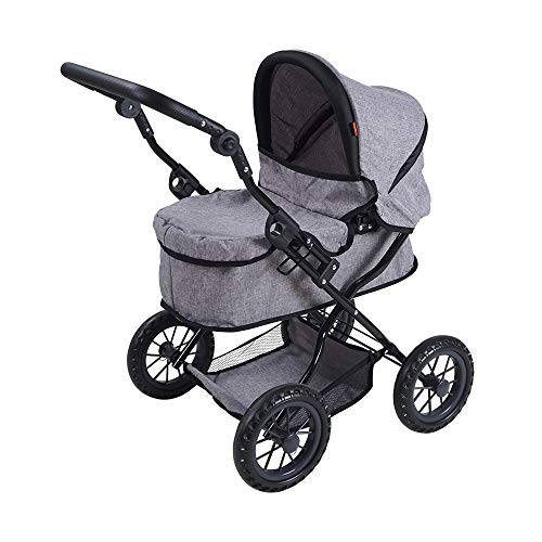 Knorrtoys 63487 First - Carrito para muñecos, Color Gris
