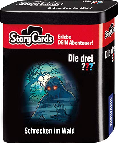 Kosmos- Story Cards-Die DREI Schrecken im Wald Juego de cartas Krimi, Color negro (698966) , color/modelo surtido