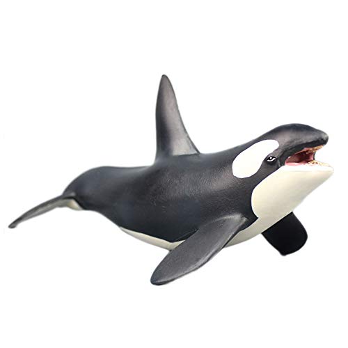 La Orca Blackfish Acuario Decoración, la figura más fuerte de caza asesino ballena figura Acuario Ornamento pecera paisaje artificial vida marina Réplica decoración Accesorios
