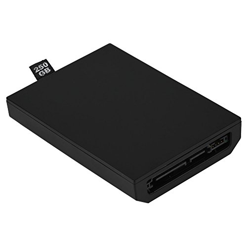 Lazmin Reemplace el Disco Duro HDD de 120GB con el Kit de Memoria Interno Slim Xbox 360, actualice su Disco Duro Xbox y expanda su Dispositivo de Almacenamiento de Datos portátil(250GB)