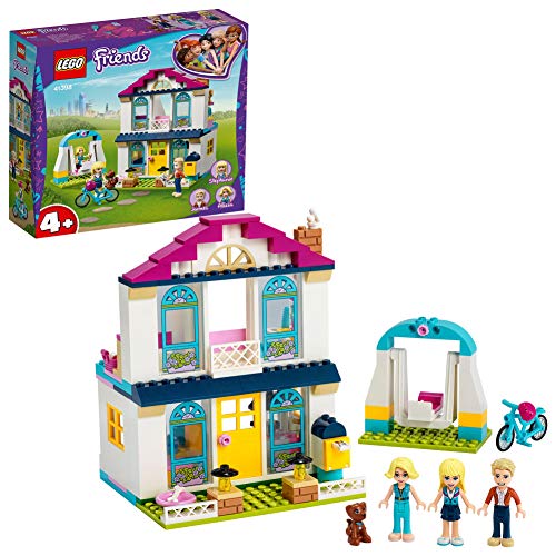 LEGO Friends Friends Stephanie 4+ Set de Juego Casa de Muñecas con Figuras de Familia, Juguetes para Niños de Preescolar, multicolor (Lego ES 41398)