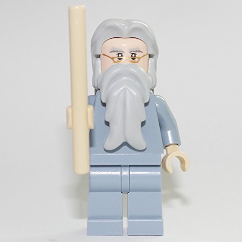 LEGO Harry Potter Minifigur Professor Albus Dumbledore Custom with magic staff
