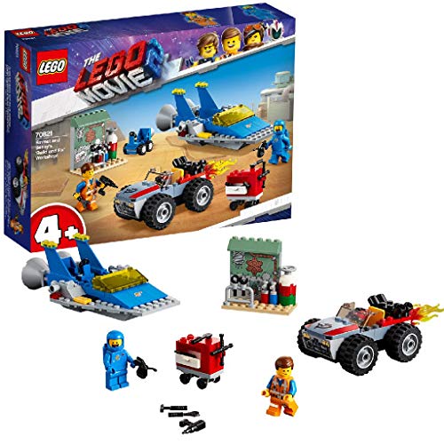 LEGO Película 2 - Taller Construye y Arregla de Emmet y Benny, set de construcción divertido con nave y coche de juguete (70821) , color/modelo surtido