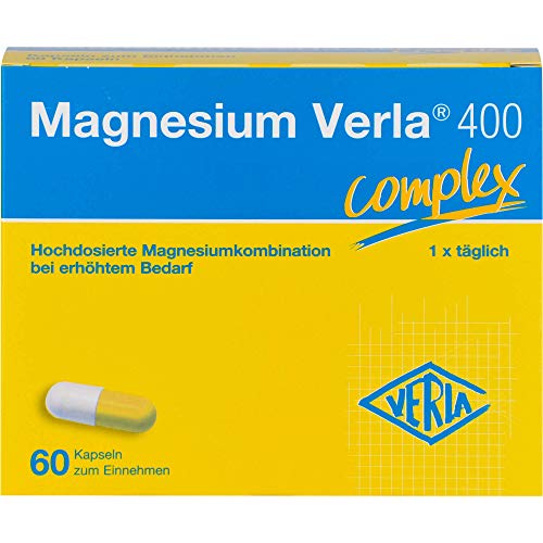 Magnesium Verla 400 complex Kapseln, 60 pzas Cápsulas