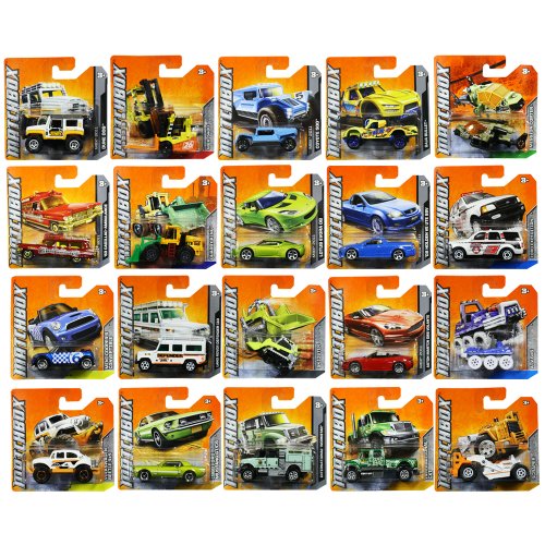 Matchbox Set of Twenty Random Cars/Models by Matchbox 1-75