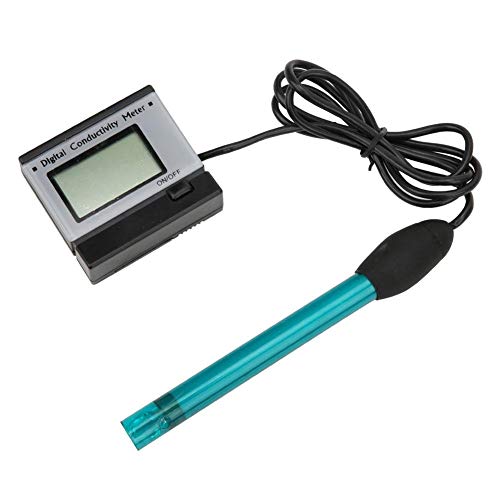 Medidor EC de calidad del agua Monitor de alta precisión ± 2 ° F · S Precisión Detector de calidad del agua conveniente lectura 0 – 199,9 ms/cm Químico (estándar británico 220 V)