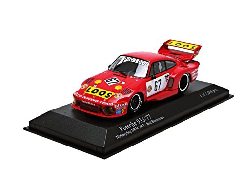 Minichamps 1:43 Escala 1976 Porsche 935/77 Gelo R.Stommelen Champion DRM Vehículo (Rojo / Amarillo)