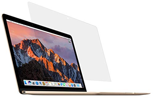 MyGadget Protector Lámina Apple MacBook 12" Desde 2015 Definición de Cristal HD -Película de Pantalla Transparente Superior Screen Claro