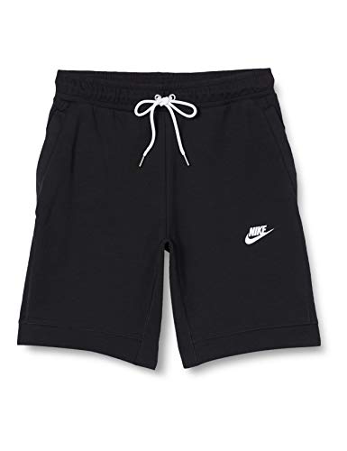 NIKE Sportswear Modern FLC - Pantalones Cortos para Hombre, N'est Pas Applicable, Hombre, Color Black/Ice Silver/White/White, tamaño Small