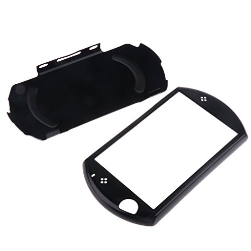 non-brand Funda Protectora de Piel de Aluminio Cubierta Rígida para Sony PSP Go, A Prueba de Polvo - Negro