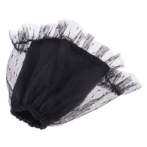 non-brand Preciosa Falda de Burbuja de Encaje Doble para 1/6 Blythe Bjd Muñeca Licca - Negro