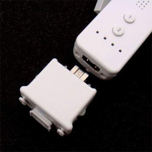 OSTENT Funda de silicona Motionplus Motion Plus + compatible con el mando a distancia de Nintendo Wii Color del juego Blanco