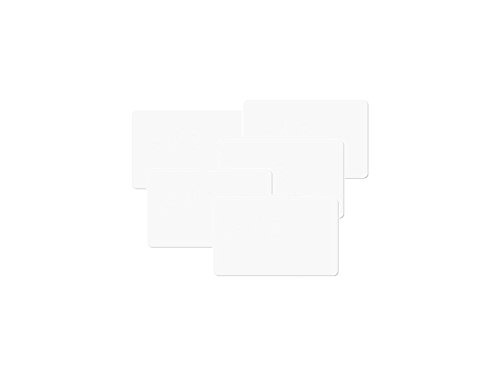 Pack 5 Tarjetas Inteligentes NFC, 540 Byte, Blanco, Chip como en Amiibo Figuras, 100% Compatible