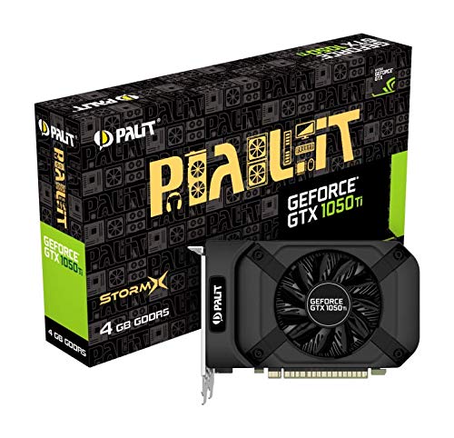 Palit GeForceGTX 1050 Ti StormX GeForce GTX 1050 Ti 4GB GDDR5 - Tarjeta gráfica (NVIDIA, GeForce GTX 1050 Ti, 4096 x 2160 Pixeles, 1290 MHz, 1392 MHz, 4 GB)