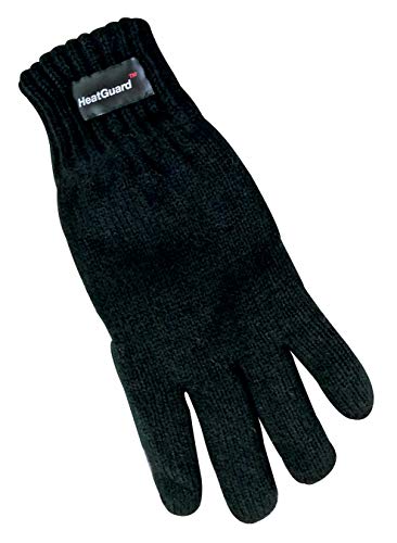 Para Niños Thinsulate 3M 40 gramos térmico guantes aislantes de invierno, 3 colores (12-13 años, Negro)