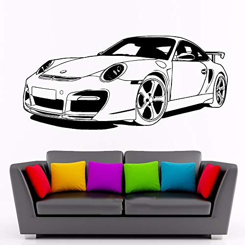 Pegatinas De Pared Bebe Para Porsche 911 Sports Car Club Art Decor para el dormitorio de los niños sala de estar