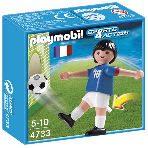Playmobil Fútbol - Fútbol: Jugador Francia (4733)