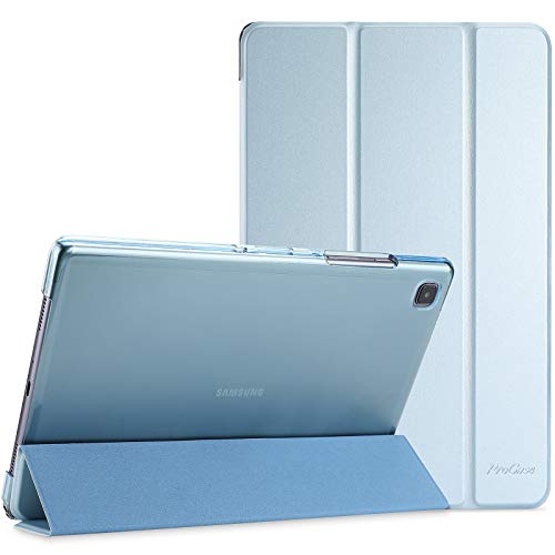 ProCase Funda para Galaxy Tab A7 10.4" 2020 T500 T505 T507, Carcasa Delgada con Posterior Translúcido para Tableta Galaxy Tab A7 10.4 Inch SM-T500/T505/T505N/T507 Versión 2020 - Azul Cielo