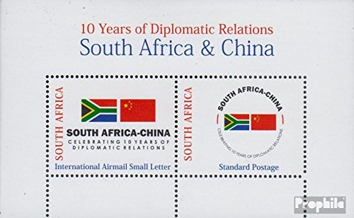 Prophila Collection Sudáfrica Bloque 114 (Completa.edición.) 2008 Diplomática Relación (Sellos para los coleccionistas) Juegos Olímpicos