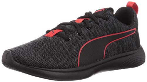 PUMA Softride Vital Clean, Zapatillas para Correr de Carretera Hombre, Gris (Asphalt Black/High Risk Red), 42 EU