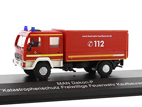 Reitze 68039 Rietze Man Dekon-P Protección Civil Fw Kaufbeuren Escala 1:87 H0, Multicolor