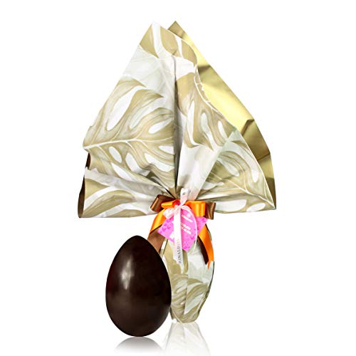 Rinaldini Huevo de Pascua de Chocolate Negro 55% Cacao | con Sorpresa | 300 Gramos
