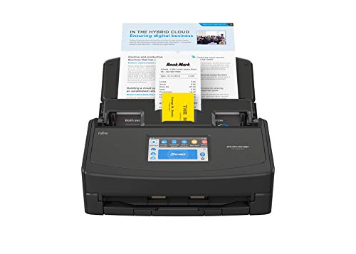 ScanSnap iX1500 Edición Negra – Escáner de Documentos de Oficina - Doble Cara, Wi-fi, Pantalla táctil ADF, USB 3.1