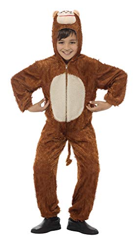 Smiffys 30800- Disfraz de mono para niño, talla 4-6 años