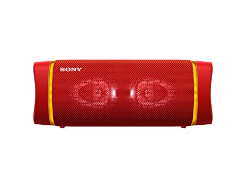 Sony SRS-XB33 - Altavoz Bluetooth Potente, con Luces, Extra Bass, Resistente al Agua, Polvo, óxido, Golpes y Larga duración de batería de hasta 24h