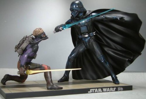 STAR WARS Luke Skywalker vs. Darth Vader Ralph Mak Wally Ver. (1/7 scale PVC painted simple assembly kit) (japan import)
