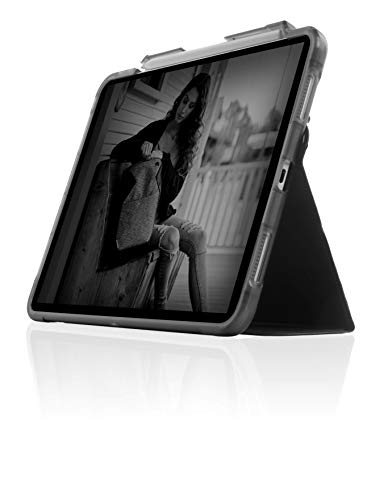 STM Bags Studio Case Folio STM-222-288JV-01 - Funda para Apple iPad Pro 11" (2020 y 2018), Color Negro y Transparente