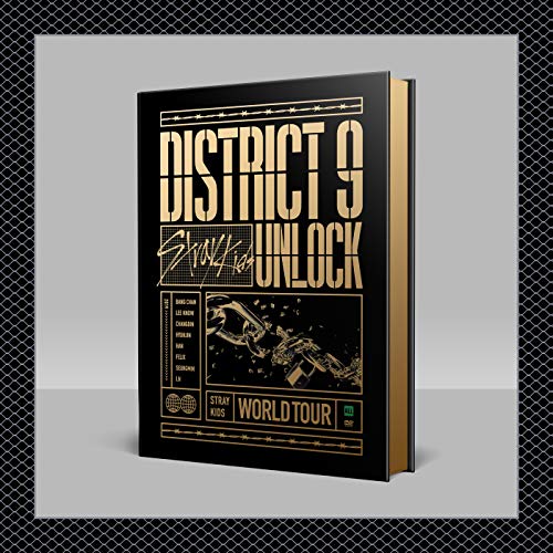 Stray Kids – Stray Kids World Tour District 9 : déverrouiller dans SEOUL DVD + avantage de précommande + lot de cartes photos supplémentaires