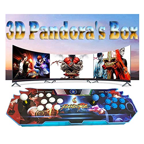 TANCEQI Consola De Videojuegos Pandora Box 18S Juegos Retro Consola Maquina Recreativa Arcade Video, Soporte De Tarjeta TF+USB DIS, para PC/Ordenador Portátil / PS3/ TV