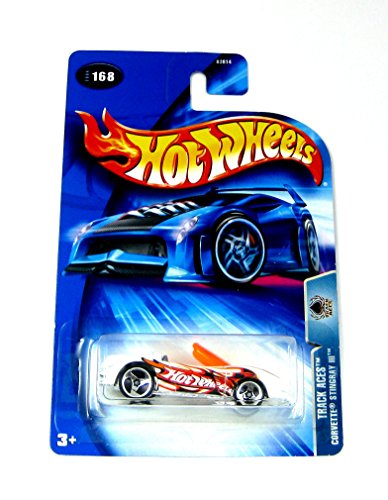 Track Aces Series Corvette Stingray 3 PR-5 Wheels #2004-168 Collectible Collector Car Mattel Hot Wheels 1:64 Scale by Hot Wheels