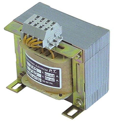 Transformador 50/60Hz Conector Muelle Pinza de tracción (Primario 220 VAC 230 V AC 150 V 0,65 a secundario a secundario