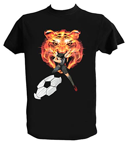 UZ Design Camiseta Oliver y Benji Campeones Hombre Niño Captain Tsubasa Mark Lenders, Niño 3-4 Años