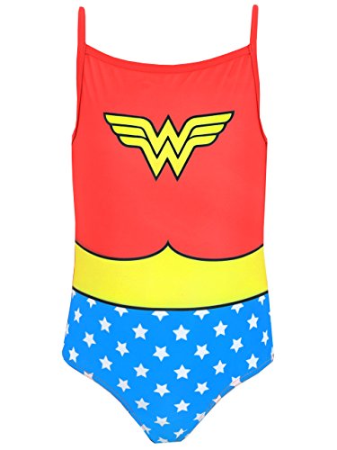 Wonder Woman DC Comics Bañador para niña 7-8 Años