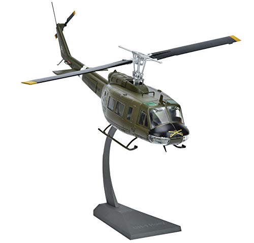 X-Toy Modelo De Combate Militar, Escala 1/72 UH-1H Huey Helicóptero del Ejército De EE.UU. Modelo Aleación, 11 Pulgadas X 11 Pulgadas