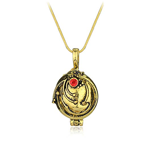 Xiton 1 colgante de The Vampire Diaries mercancía Elena Vervain con medallón abierto para la vampiresa (bronce)