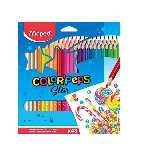 48 Lápices de colores COLOR'PEPS. Maped 832048ZV, Multicolor