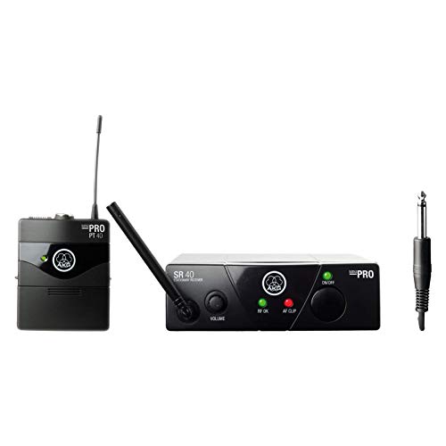 AKG WMS40 MINI INST ISM2 - Micrófono inalámbrico (banda UHF), color negro