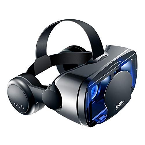Auriculares VR, Compatibles con 5-7 Pulgadas para IOS y para Teléfonos Android, Auriculares de Realidad Virtual 3D, Gafas de Realidad Virtual, Reproduce tus mejores juegos móviles, 360 películas