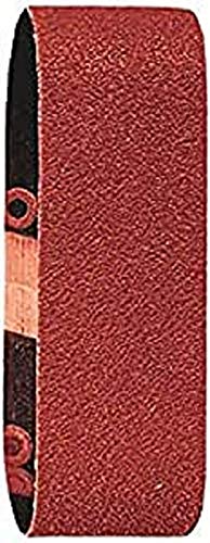Bosch 2 609 256 186 - Juego de hojas de lija de 3 piezas para lijadora minibanda de Bosch, calidad roja (pack de 3)