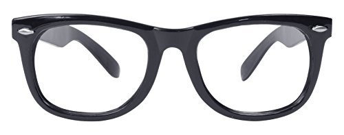 Bristol Novelty- Accesorios de Disfraz-Monturas de Gafas, Color negro (BA182)