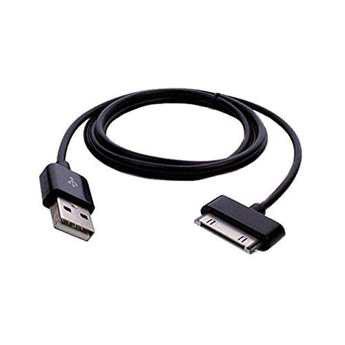 CABLEPELADO Cable USB Carga para Samsung Galaxy Tab 2 1 M Negro