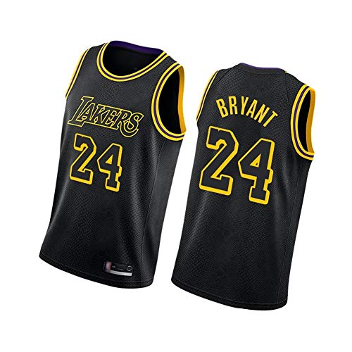 Camisetas de Baloncesto Kobe Bryant para Hombre Los Angeles Lakers 24# 8#, Ropa de Hip Hop de los 90 para Fiesta, Chaleco de Gimnasia Retro Tops Deportivos-Black A-M