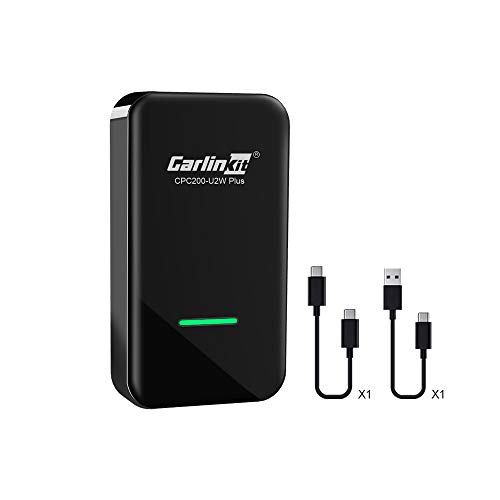 Carlinkit Activador inalámbrico CarPlay cableado de fábrica para automóviles, Compatible con Mercedes-Benz, Compatible con iOS13 o Posterior, y Proporciona USB Tipo C de Doble Extremo (BIACK
