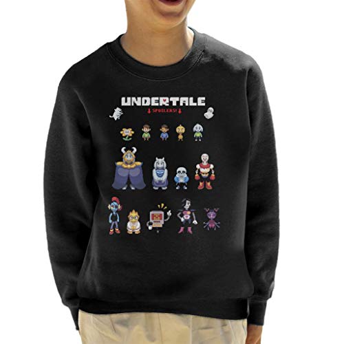 Cloud City 7 Undertale Spoilers Kid's Sweatshirt